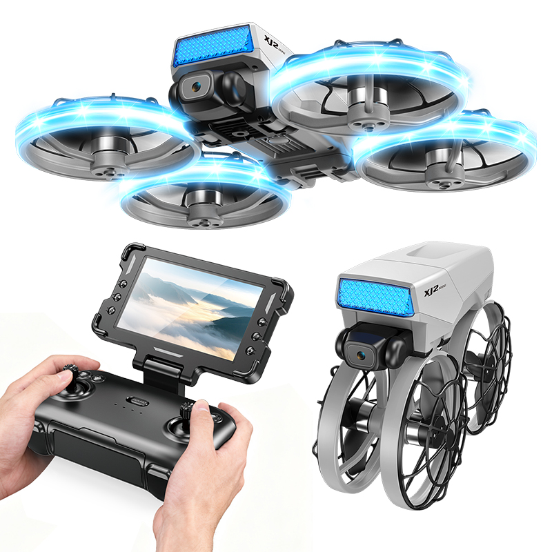 Drone Kit Tricopter - XJ2 Mini Drone dengan Kamera 8K