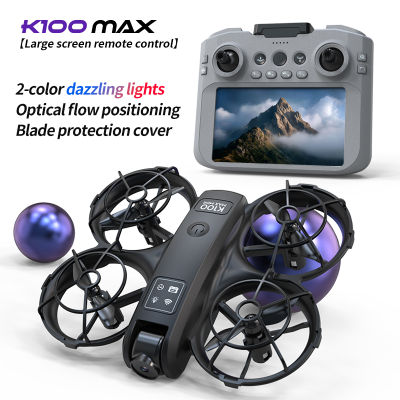 K100 Max Drone RC Mini 4K Kame - Drone Kit Tricopter ulasan dan harga