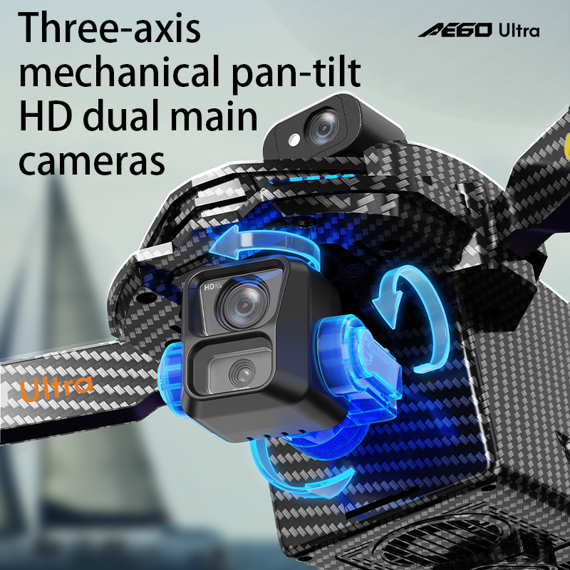 Drone Profesional AE60 GPS Kam - Drone Kit Professional ulasan dan harga