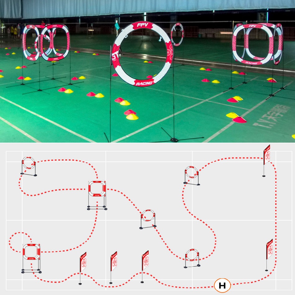 Drone FPV Racing Goal Gate unt - Drone Kit Vtol ulasan dan harga